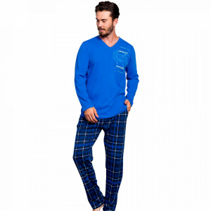 Pijamale Barbati Bumbac 100% Gazzaz by Vienetta 'Future Cross/Fit'