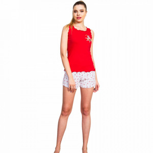 Pijamale Dama Vienetta, 'Adventures Fiver' Red