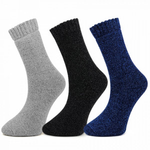 Șosete Groase din Lână de Alpaka Set 3 Perechi Model 'Best Winter' Cod 03