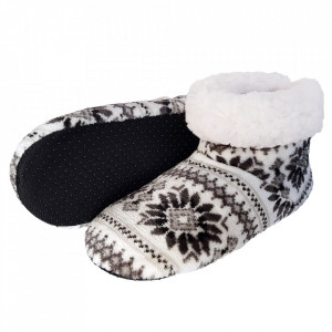 Papuci de Casa tip Cizmulite, 'Monocrome Winter'
