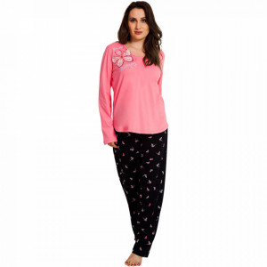 Pijamale Dama Marimi Mari Vienetta, 'You Are My Butterfly' Pink
