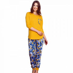Pijama Dama Flanelata Vienetta, 'Camouflage Girl'