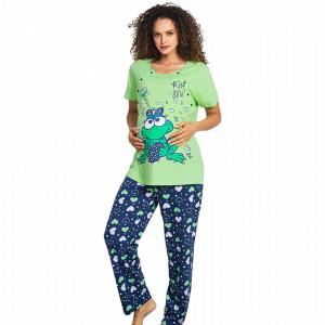 Pijamale Gravide si Alaptat Vienetta, Bumbac 100%, 'Kiss Me'