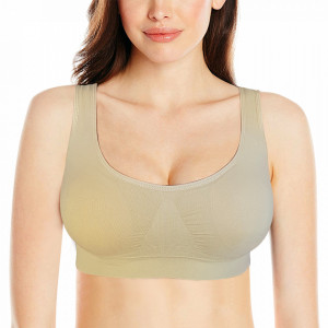Bustiera cu Push Up, Super Bra, Culoare Nud