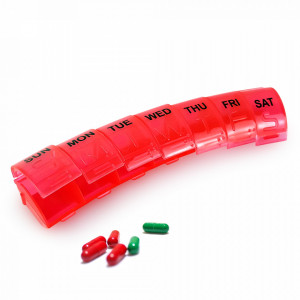 Organizator Medicamente pentru Sapte Zile, Forma Ergonomica