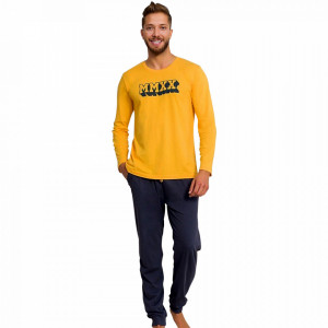Pijamale Barbati din Bumbac 100% Gazzaz by Vienetta 'MMXX'