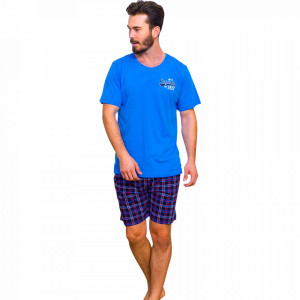 Pijamale Barbati din Bumbac 100% Gazzaz by Vienetta Model 'Legend 1977 Premium Product'