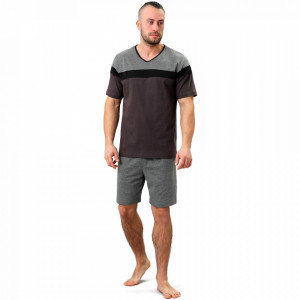 Pijamale Barbati M-Max, Bumbac 100%, 'King of Ground'