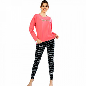 Pijamale Confortabile Dama Vienetta Model 'Day of Love' Pink