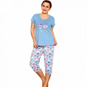 Pijamale Dama Marimi Mari, Vienetta, 'Perfect Couple' Blue