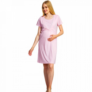 Camasa pentru Gravide si Alaptat Vienetta, 'Materna' Pink