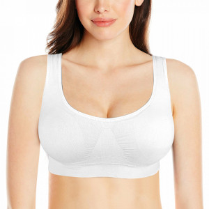 Bustiera cu Push Up, Super Bra, Culoare Alb
