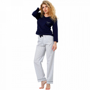Pijamale Dama M-Max, Bumbac 100%, 'Memory of Trees'
