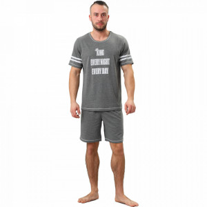 Pijamale Barbati M-Max, Bumbac 100%, 'King EvryNight EveryDay'