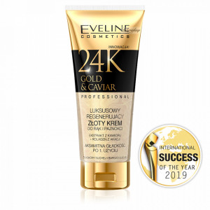 Crema pentru Maini si Unghii 24K Gold & Caviar Eveline 100ml