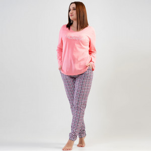 Pijamale Vienetta Marimi Mari din Bumbac 100% Model 'Honey Butterfly'