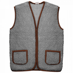 Vesta din Lana Naturala de Oaie 100% Model 'Natural Comfort' Gray