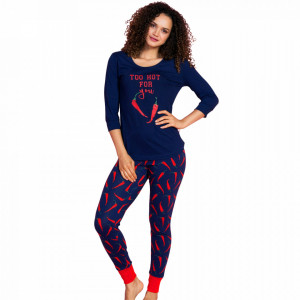 Pijamale Dama Vienetta Dream, 'Too Hot for You' Blue