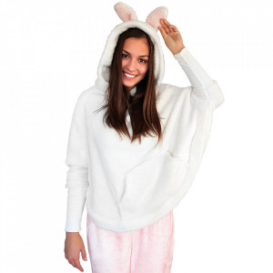 Poncho Dama Pufos, Woman Esence, Model 'Sexy Bunny'