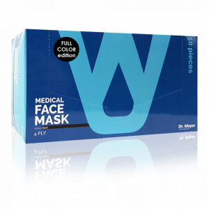 Masca Faciala Medicala cu 4 Straturi Dr. Mayer Black Full Color Edition Cutie 50 Bucati