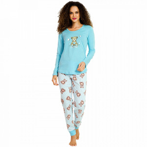 Pijamale Dama Vienetta, 'Sweety Love' Blue