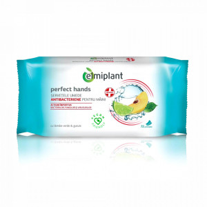 Servetele Antibacteriene Maini cu Alcool, Elmiplant 72 Buc