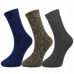 Șosete Groase din Lână de Alpaka Set 3 Perechi Model 'Strong Winter' Cod 03