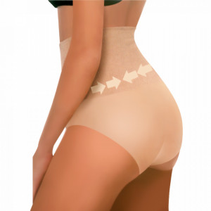 Chilot Modelator Clasic cu Burtiera, Culoare Crem