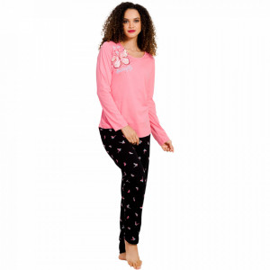 Pijamale Dama Vienetta, 'You are My Butterfly' Pink