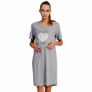 Camasa Gravide si Alaptat Confortabila Vienetta, Model 'The Bouquet is Mine'