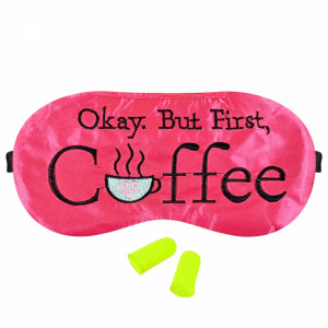 Masca Dormit 'Okay, But First, Coffee' si Antifoane Interne Urechi