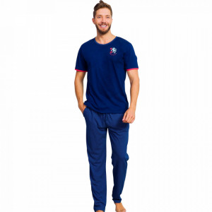 Pijamale Barbati din Bumbac 100% Gazzaz by Vienetta 'Aristocratic Vision'