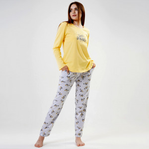 Pijamale Vienetta din Bumbac, Model 'Sweet Dreams'