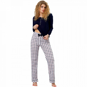 Pijamale Dama M-Max, Bumbac 100%, 'Raffinement'