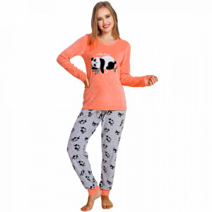 Pijama Dama Soft Velur, Vienetta, 'Nap Time'