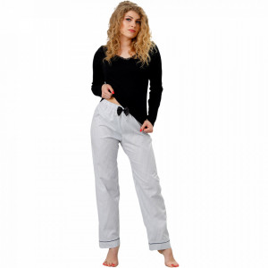Pijamale Dama M-Max, Bumbac 100%, 'Dark Elegance'