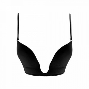 Sutien Decolteu Adanc + Bretele Silicon, Brand Secret KTL, Negru