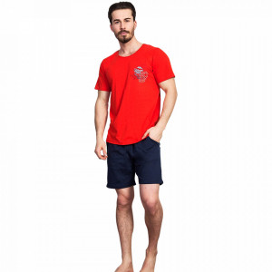 Pijama Barbati Bumbac Gazzaz by Vienetta, Model Unchanged Value
