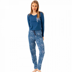 Pijamale Confortabile din Bumbac, Pijamale Vienetta, Model 'Sensual Beauty'