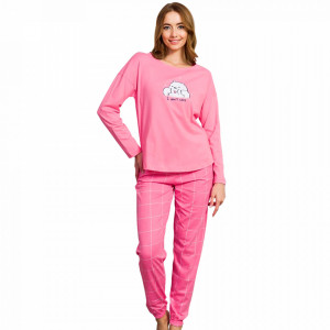 Pijamale Dama din Bumbac Vienetta Model 'I Don't Care'