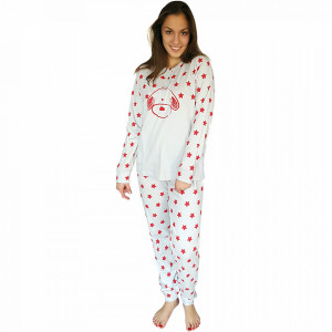 Pijamale Dama Maneca Lunga Milk and Honey, Model Stars & Puppies