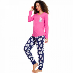 Pijamale Dama Vienetta, 'Is Kitty Day' Pink