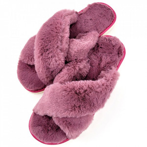 Papuci de Casa Blanosi si Moi Culoare Roz Mineral Model 'Exclusive Lounge'