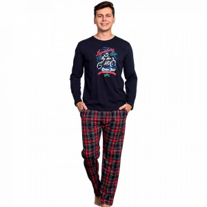 Pijama Barbati Bumbac 100% Gazzaz by Vienetta 'Legendary Racers'