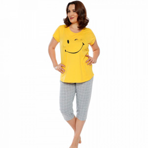 Pijamale Confortabile Dama Marimi Mari Vienetta Model 'Smile Today'