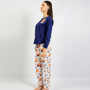 Pijamale Confortabile din Bumbac Vienetta Model 'All You Need is Love'