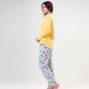 Pijamale Vienetta din Bumbac, Model 'Sweet Dreams'