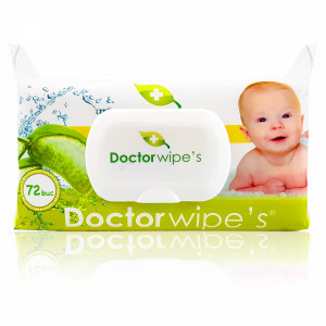Servetele Umede cu Extract de Aloe Vera Baby Doctor Wipe's 72 Buc