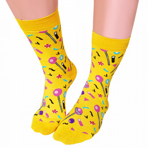Sosete Clasice Colorate Unisex Cosas Boutique Socks Model World of Candy