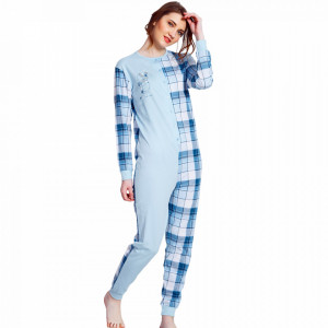 Salopeta Dama Vienetta 'Sweet Dreams Baby' Blue Bumbac 100%